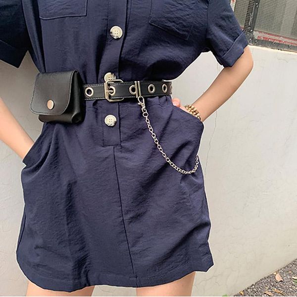 belts punk women chain pu leather black waist strap for trousers jeans ladies female waistband with wallet, Black;brown
belts punk women chain pu leather black waist strap for trousers jeans ladies female waistband with wallet, Black;brown
