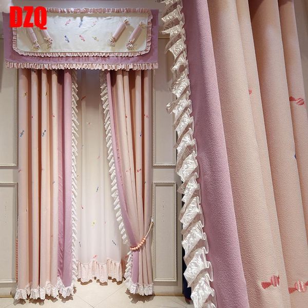 curtain & drapes cartoon girl princess style children's room candy pattern embroidery stitching curtains for bedroom finished product
curtain & drapes cartoon girl princess style children's room candy pattern embroidery stitching curtains for bedroom finished product