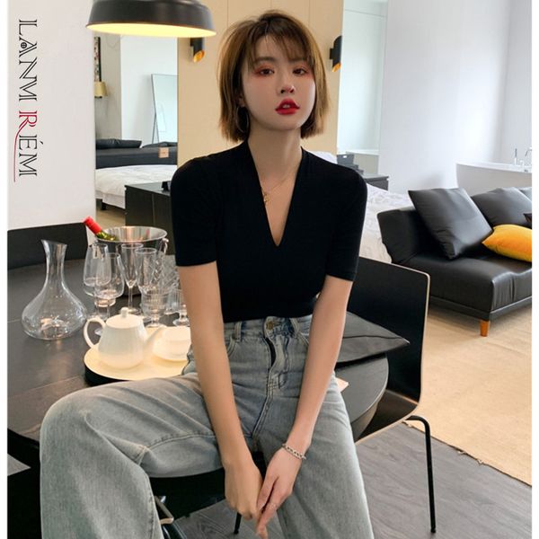 slimfit women solid all match casual t-shirt v-neck short sleeve fashion tide spring summer 2f0234 210507, White
slimfit women solid all match casual t-shirt v-neck short sleeve fashion tide spring summer 2f0234 210507, White