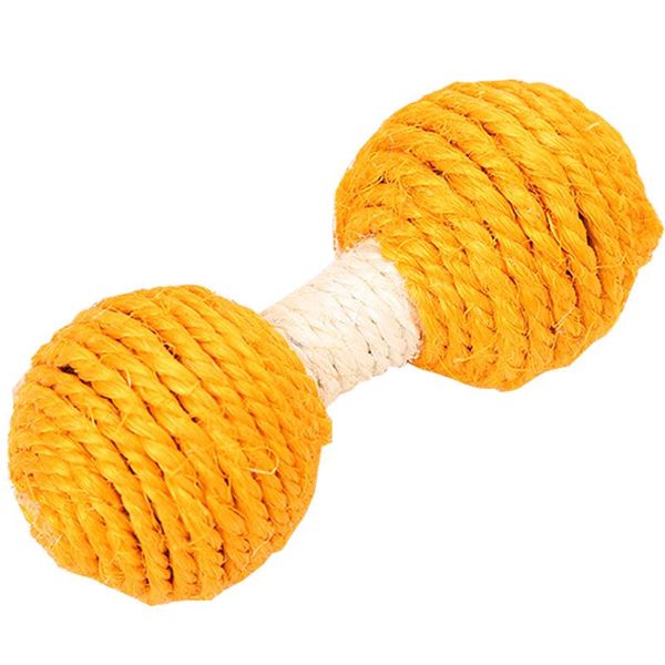1pc bite resistant cat toy creative interactive dumbbells shape sisal pet chew toys supplies favors
1pc bite resistant cat toy creative interactive dumbbells shape sisal pet chew toys supplies favors
