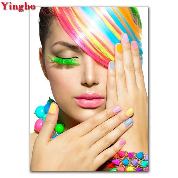 diamond painting home decor colorful hair makeup beauty diy mosaic handicraft embroidery full square round drill
diamond painting home decor colorful hair makeup beauty diy mosaic handicraft embroidery full square round drill