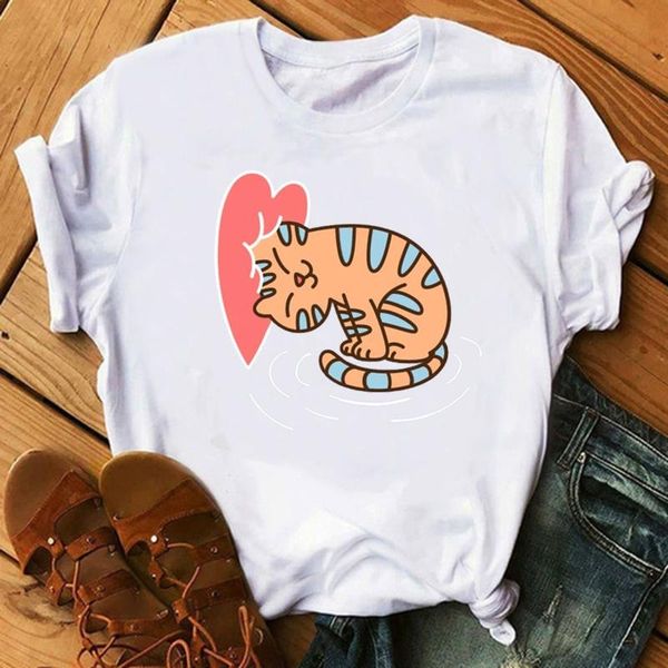 animal printed white tee shirts for women cat falling in love pattern harajuku summer short sleeve women's t-shirts 2021 t-shirt
animal printed white tee shirts for women cat falling in love pattern harajuku summer short sleeve women's t-shirts 2021 t-shirt
