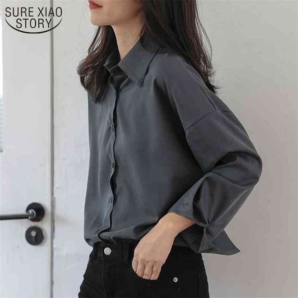 fashion long sleeve women's shirts thick autumn and winter loose ol style women single-breasted female blusas 11295 210508, White
fashion long sleeve women's shirts thick autumn and winter loose ol style women single-breasted female blusas 11295 210508, White