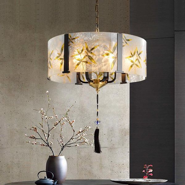 pendant lamps chinese style living room dining modern minimalist study zen tea all copper chandelier
pendant lamps chinese style living room dining modern minimalist study zen tea all copper chandelier