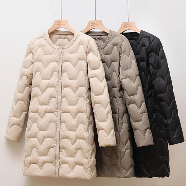 winter plus size 3xl womens down jackets ultra light thin casual coat puffer jacket fashion long slim parka ed1509 women's & parkas, Black
winter plus size 3xl womens down jackets ultra light thin casual coat puffer jacket fashion long slim parka ed1509 women's & parkas, Black