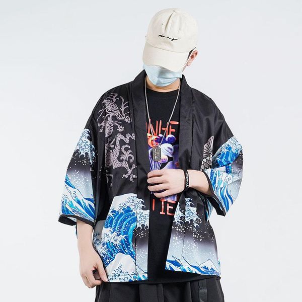 harajuku kimono jacket japanese kanagawa great wave hip hop mens streetwear dragon koi fish thin gown japan style men's jackets, Black;brown
harajuku kimono jacket japanese kanagawa great wave hip hop mens streetwear dragon koi fish thin gown japan style men's jackets, Black;brown
