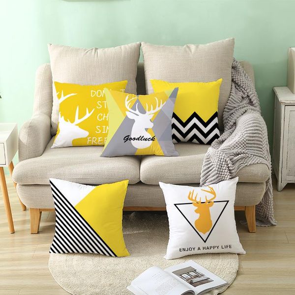 pillow case nordic minimalist style geometric elk removable and washable living room office sofa pillowcase
pillow case nordic minimalist style geometric elk removable and washable living room office sofa pillowcase