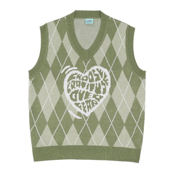 men's vests autumn and winter loose rhombus fashion sleeveless sweater vest casual korean retro wild knitted wool, Black;white 
men's vests autumn and winter loose rhombus fashion sleeveless sweater vest casual korean retro wild knitted wool, Black;white