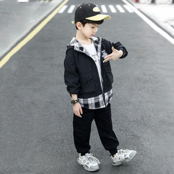 jackets kids boys spring and autumn bear printing on both sides wear jacket big virgin casual 6-12 years old, Blue;gray
jackets kids boys spring and autumn bear printing on both sides wear jacket big virgin casual 6-12 years old, Blue;gray