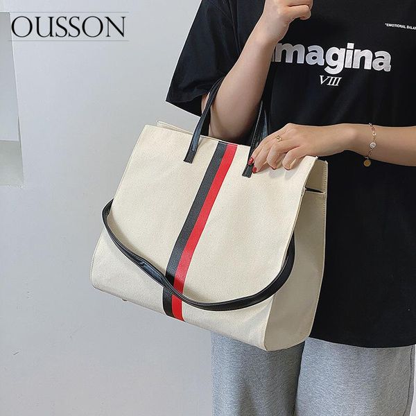 evening bags 2021 women leisure large capacity canvas bag ladies commuter tote fashion shoulder