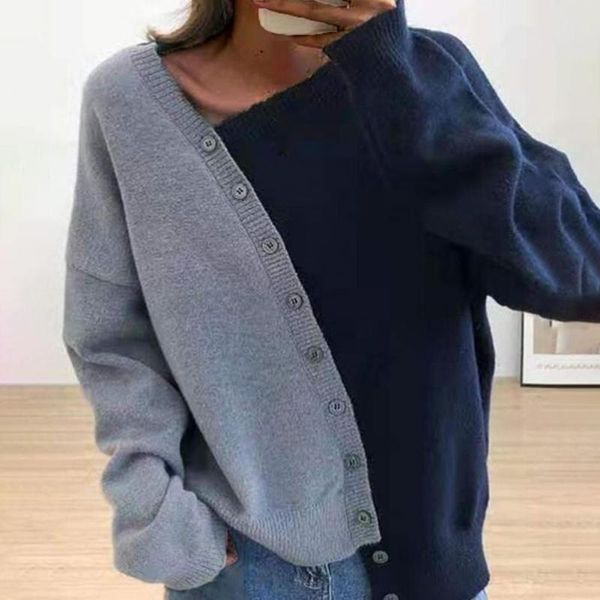 women's sweaters all match great contrast colors anti-shrink winter sweater pullover autumn single-breasted for school, White;black
women's sweaters all match great contrast colors anti-shrink winter sweater pullover autumn single-breasted for school, White;black