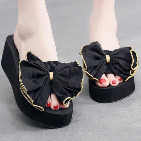 slippers women summer sandals slipper indoor outdoor flip-flops beach shoes fashion bow female casual chanclas mujer sh295, Black
slippers women summer sandals slipper indoor outdoor flip-flops beach shoes fashion bow female casual chanclas mujer sh295, Black