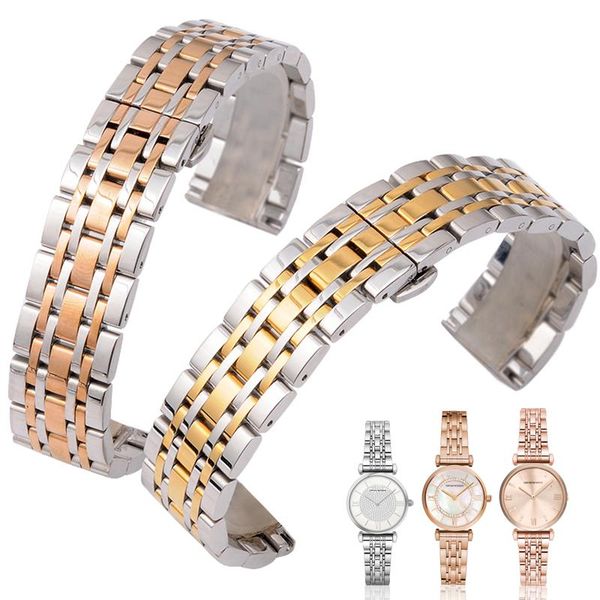 watch bands stainless steel strap men women fashion watchbands 2021 for arman ar1676 metal bracelets 14mm 16mm 18mm 20mm 22mm, Black;brown
watch bands stainless steel strap men women fashion watchbands 2021 for arman ar1676 metal bracelets 14mm 16mm 18mm 20mm 22mm, Black;brown