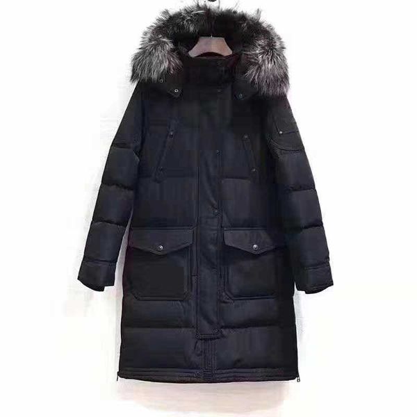 new mens fashion parka waterproof windser advanced fabric thick down with real wolf fur winter keep warm jacket coat factory xk4z, Black
new mens fashion parka waterproof windser advanced fabric thick down with real wolf fur winter keep warm jacket coat factory xk4z, Black