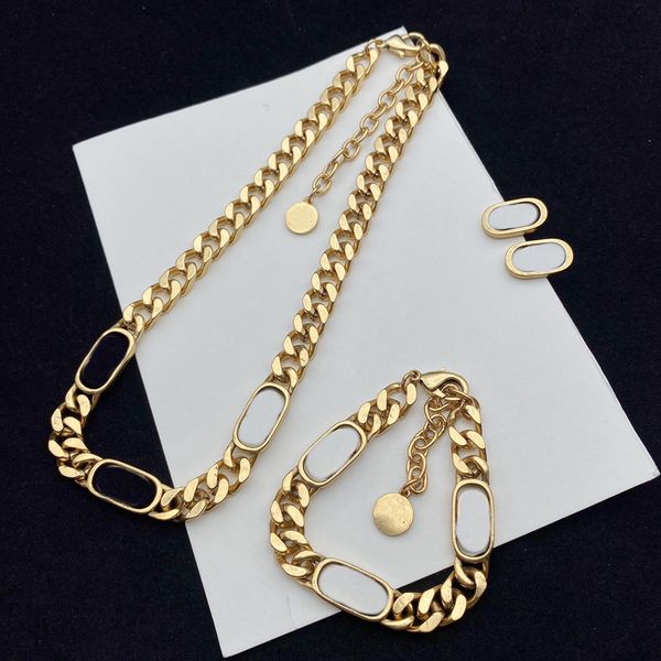 luxury designer necklace chain set fashion necklace jewelry brass material gold plated supply, Silver
luxury designer necklace chain set fashion necklace jewelry brass material gold plated supply, Silver