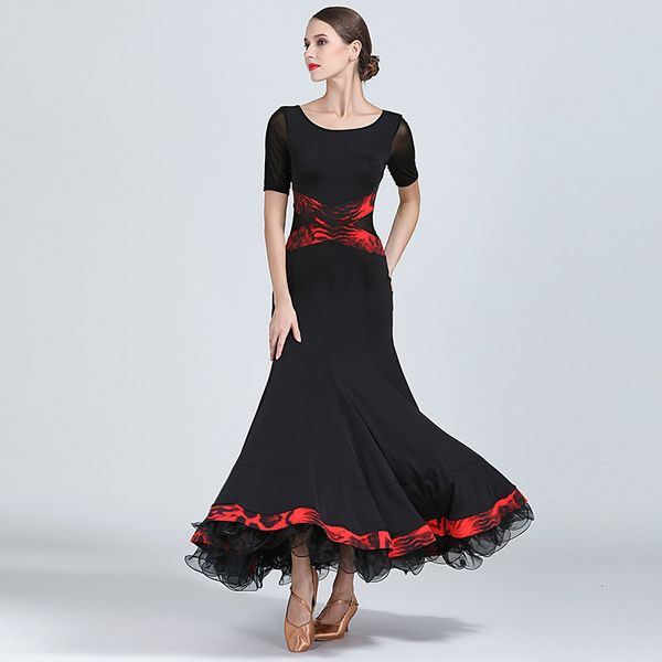 stage wear modern dance costume women ladies adults dancewear waltzing tango ballroom evening party dress ni68, Black;red
stage wear modern dance costume women ladies adults dancewear waltzing tango ballroom evening party dress ni68, Black;red