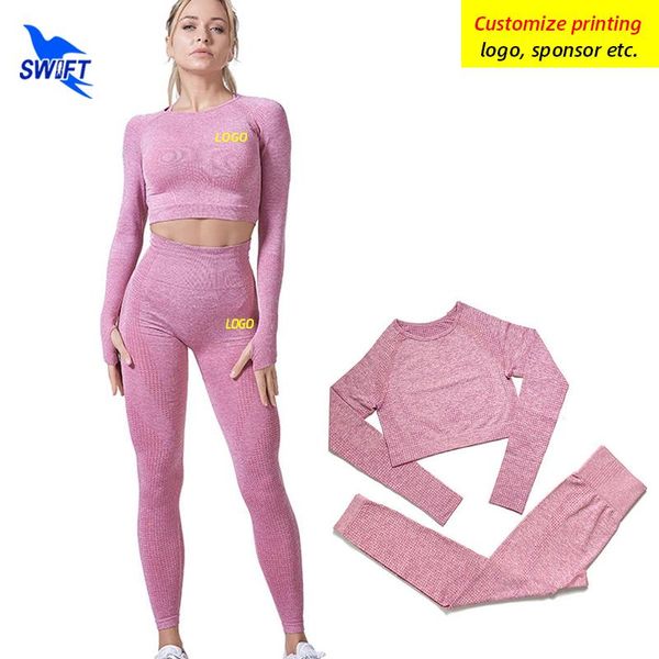 customize logo 2 pcs seamless yoga set women tracksuit suit long sleeve fitness gym tank leggings workout running sportswear outfit
customize logo 2 pcs seamless yoga set women tracksuit suit long sleeve fitness gym tank leggings workout running sportswear outfit