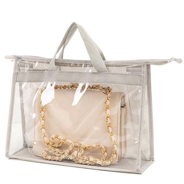 storage bags dust bag hanging pouch cover pvc transparent handbag closet with zipper and handle
storage bags dust bag hanging pouch cover pvc transparent handbag closet with zipper and handle