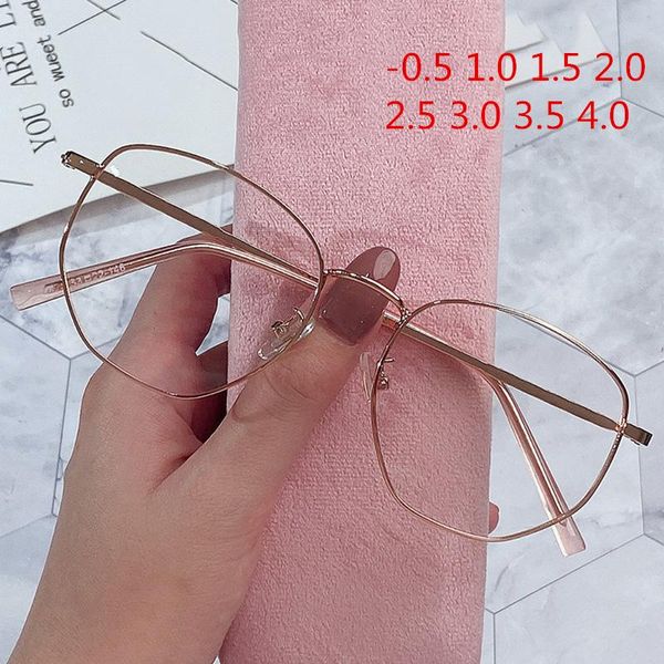 fashion sunglasses frames -0.5 -1.0 -1.5 -2.0 to -4.0 finished myopia glasses women men metal irregular eyeglasses prescription nearsighted, Black
fashion sunglasses frames -0.5 -1.0 -1.5 -2.0 to -4.0 finished myopia glasses women men metal irregular eyeglasses prescription nearsighted, Black