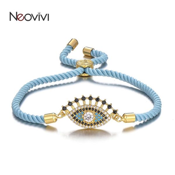 charm bracelets neovivi devil's eye with eyelashes multi cz bracelet colorful rope adjustable braiding men women diy jewelry, Golden;silver
charm bracelets neovivi devil's eye with eyelashes multi cz bracelet colorful rope adjustable braiding men women diy jewelry, Golden;silver
