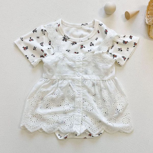 summer children short sleeve floral rompers + lace braces suit 2pcs kids baby girl clothes suit infant baby girl sets 0-3yrs, White
summer children short sleeve floral rompers + lace braces suit 2pcs kids baby girl clothes suit infant baby girl sets 0-3yrs, White