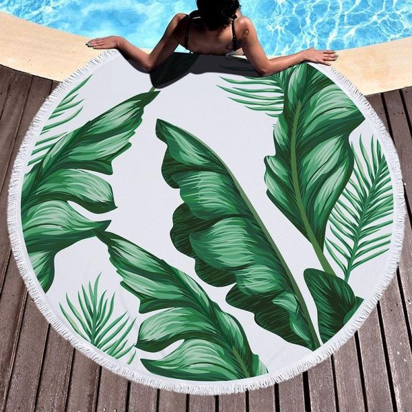 towel tropical leaves microfiber round beach with tassel 150cm large camping picnic carpet yoga mat toalha de praia
towel tropical leaves microfiber round beach with tassel 150cm large camping picnic carpet yoga mat toalha de praia