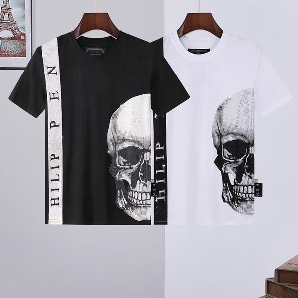 men's t-shirts 2021 short sleeve t-shirt half color contrast ironing european and american fashion pp summer, White;black
men's t-shirts 2021 short sleeve t-shirt half color contrast ironing european and american fashion pp summer, White;black