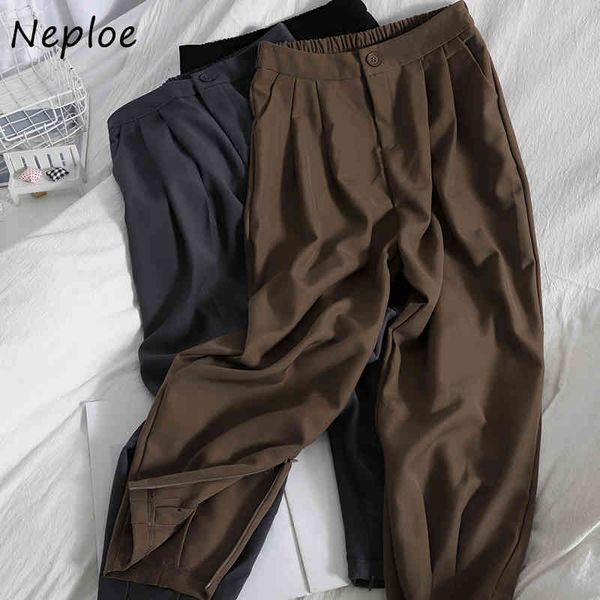 neploe high waist hip button design solid trousers femme loose straight work style ol pantalones spring jupe femme 210510, Black;white
neploe high waist hip button design solid trousers femme loose straight work style ol pantalones spring jupe femme 210510, Black;white