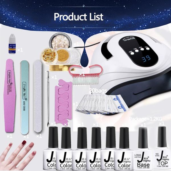 nail art kits 120w lamp for 6 colors uvgel polish kit manicure machine tools set base varnish semi permanant uv
nail art kits 120w lamp for 6 colors uvgel polish kit manicure machine tools set base varnish semi permanant uv
