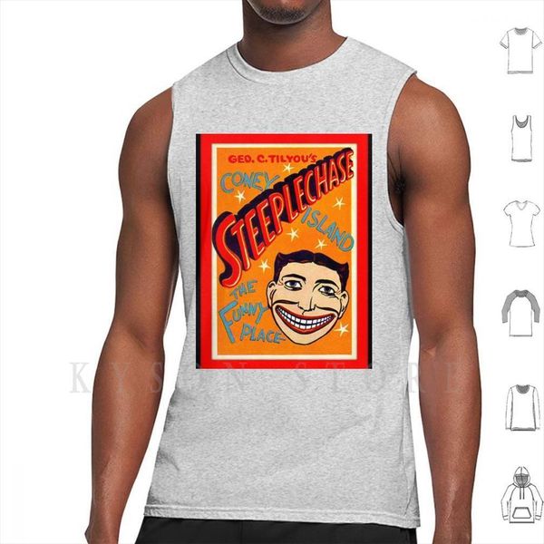 coney island fan art tank vest 100% cotton coneyisland steeplechase freakshow boardwalk mermaidparade, White;black
coney island fan art tank vest 100% cotton coneyisland steeplechase freakshow boardwalk mermaidparade, White;black