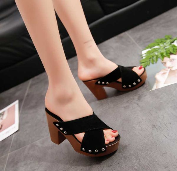 slippers women fashion shoes cross strap chunky heel sandal thick high-heeled flip flop open toe platform drop, Black
slippers women fashion shoes cross strap chunky heel sandal thick high-heeled flip flop open toe platform drop, Black