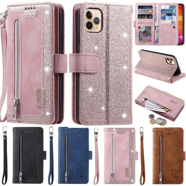 cases cell phone sets suitable for iphone 12 promax 9-card zipper leather case, high-end multi-function wallet insert handle rope protection
cases cell phone sets suitable for iphone 12 promax 9-card zipper leather case, high-end multi-function wallet insert handle rope protection