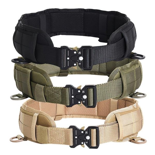 waist support wakym outdoor tactical military style belt multifunctional camping mountaineering tools men women cs hunting, Black;gray
waist support wakym outdoor tactical military style belt multifunctional camping mountaineering tools men women cs hunting, Black;gray