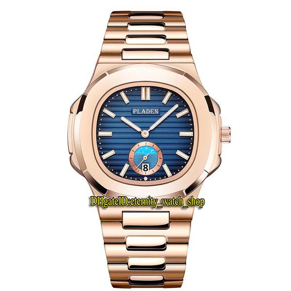 pladen eternity m003 leisure ultrathin th 8mm mens watches bar pattern blue date dial quartz movement men watch steel case rose gold bracele, Slivery;brown
pladen eternity m003 leisure ultrathin th 8mm mens watches bar pattern blue date dial quartz movement men watch steel case rose gold bracele, Slivery;brown