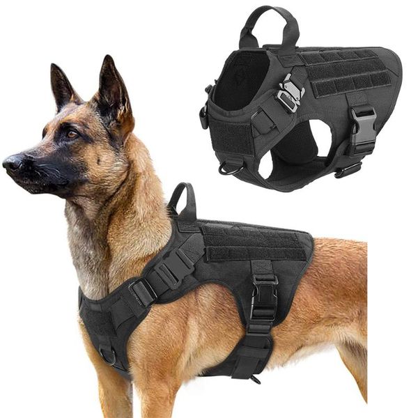 military tactical dog harness pet training vest metal buckle german shepherd k9 collars & leashes
military tactical dog harness pet training vest metal buckle german shepherd k9 collars & leashes