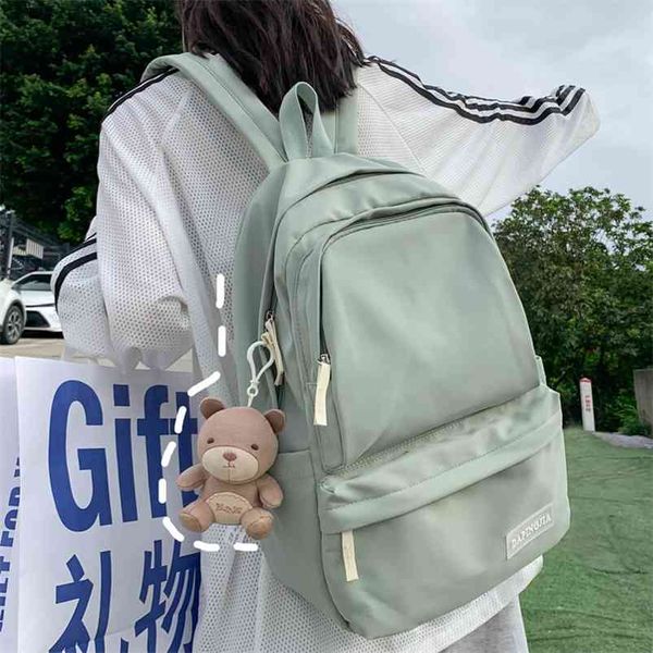 candy color double zipper women backpack waterproof nylon school bag big student bag cute girl travel rucksacks 210922
candy color double zipper women backpack waterproof nylon school bag big student bag cute girl travel rucksacks 210922