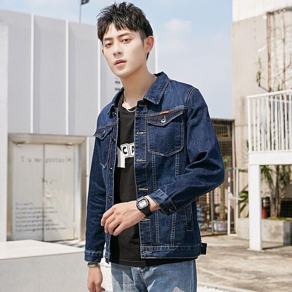 men's jackets 2021 denim jacket men spring autumn casual long sleeve turn-down collar solid coat jaqueta jeans masculina chaqueta, Black;brown
men's jackets 2021 denim jacket men spring autumn casual long sleeve turn-down collar solid coat jaqueta jeans masculina chaqueta, Black;brown