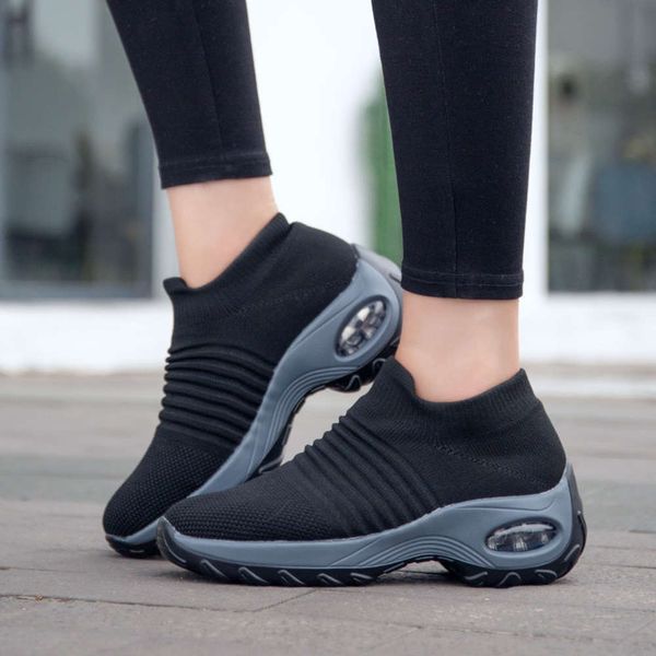 casual shoes stlf women's shoes air cushion heightening casual flying woven breathable sports color adjustable u04b, Black
casual shoes stlf women's shoes air cushion heightening casual flying woven breathable sports color adjustable u04b, Black