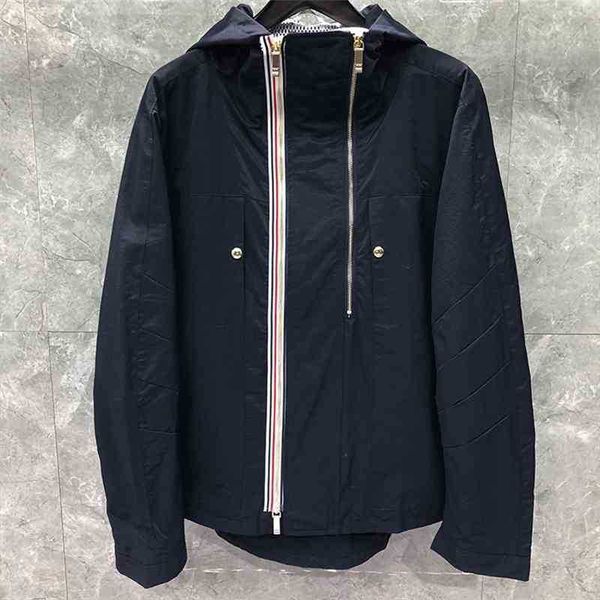 direct tb double zipper hooded jacket brand handsome fashion hooded jacket, Black;brown
direct tb double zipper hooded jacket brand handsome fashion hooded jacket, Black;brown