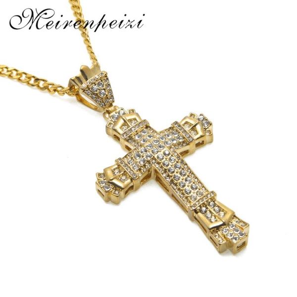 golden pendant cross mens necklace personality men's jewelry good gift accessories necklaces, Silver
golden pendant cross mens necklace personality men's jewelry good gift accessories necklaces, Silver