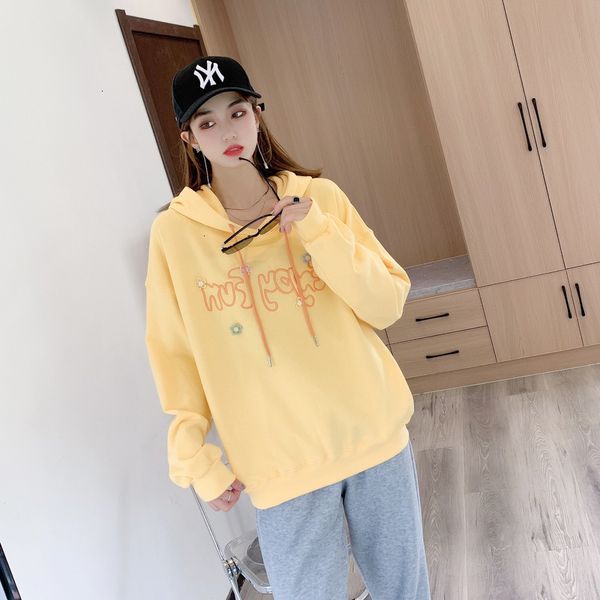 autumn embroidered 2021 letter hooded pullover sweater sweet style women's long sve top, Black
autumn embroidered 2021 letter hooded pullover sweater sweet style women's long sve top, Black