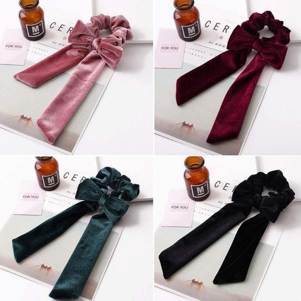 hair accessories velvet bow elastic ponytail hairband women's retro, Slivery;white
hair accessories velvet bow elastic ponytail hairband women's retro, Slivery;white