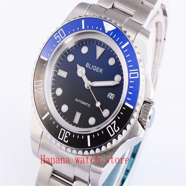 wristwatches sapphire crystal 40mm gradient black blue date dial men's watch luminous marks miyota automatic movement, Slivery;brown
wristwatches sapphire crystal 40mm gradient black blue date dial men's watch luminous marks miyota automatic movement, Slivery;brown