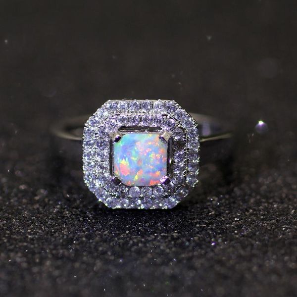 wedding rings special design 925 sterling silver color white opal crystal cubic zircon band size 7.5, Slivery;golden
wedding rings special design 925 sterling silver color white opal crystal cubic zircon band size 7.5, Slivery;golden