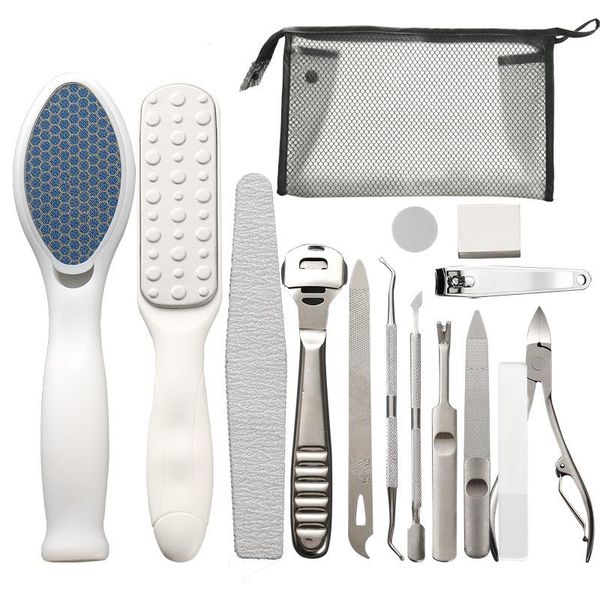 nail art kits 2/6/7/9/14-piece set of white pedicure tools for calluses and foot grinders files with bag
nail art kits 2/6/7/9/14-piece set of white pedicure tools for calluses and foot grinders files with bag