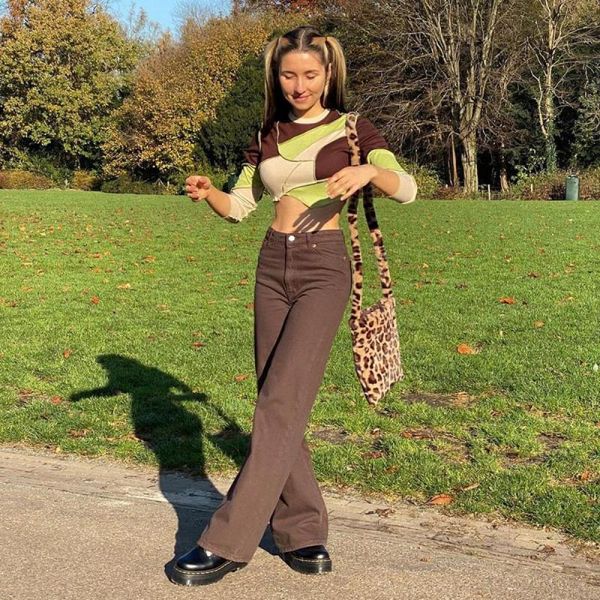 women's jeans high waist vintage y2k aesthetic baggy brown women streetwear egirl trousers sweatpants ladies loose pants, Blue
women's jeans high waist vintage y2k aesthetic baggy brown women streetwear egirl trousers sweatpants ladies loose pants, Blue