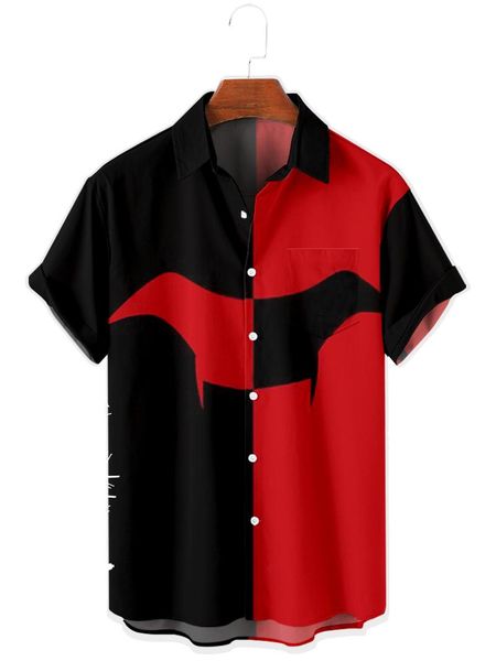 men's casual shirts 2021 short sleeve lapel shirt large size stripe 3d printing, White;black
men's casual shirts 2021 short sleeve lapel shirt large size stripe 3d printing, White;black
