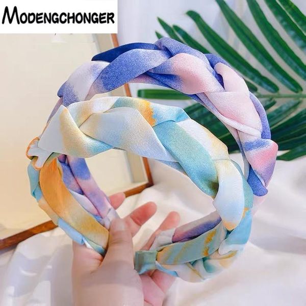 hair accessories high quatity chiffon tie-dye hairband for woman girls versatile gradient hairhoop fashion twist braid headband
hair accessories high quatity chiffon tie-dye hairband for woman girls versatile gradient hairhoop fashion twist braid headband