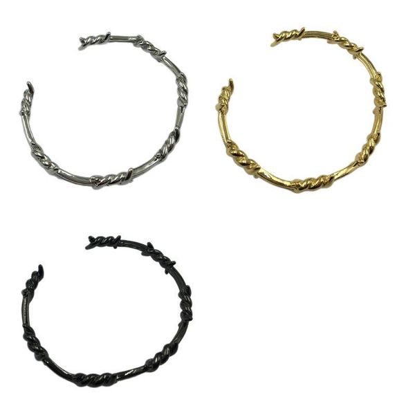 charm bracelets personality men women bangle open cuff twist thorns wire geometric bracelet bangles barbed jewelry, Golden;silver
charm bracelets personality men women bangle open cuff twist thorns wire geometric bracelet bangles barbed jewelry, Golden;silver