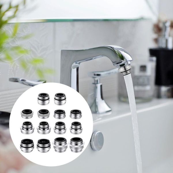 sets/14 pcs aerator adapter kitchen female to male tap other faucets, showers & accs
sets/14 pcs aerator adapter kitchen female to male tap other faucets, showers & accs